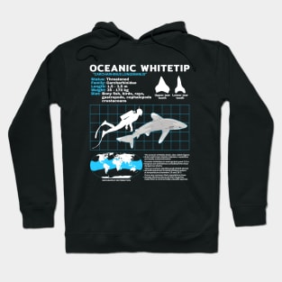 Oceanic whitetip shark fact sheet Hoodie